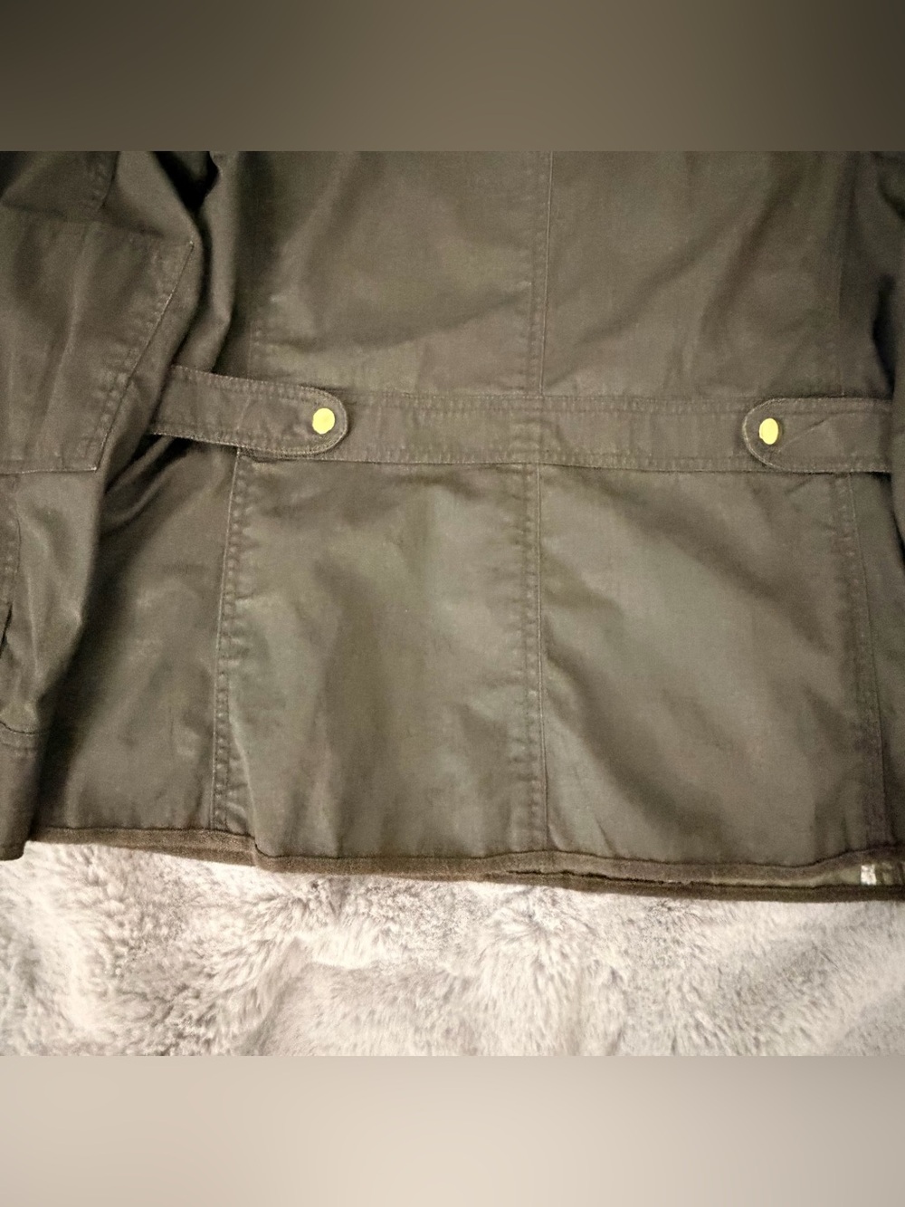 J.Crew Relaxed Boyfriend Field Utility Jacket Military Olive Green M - Picture 12 of 13